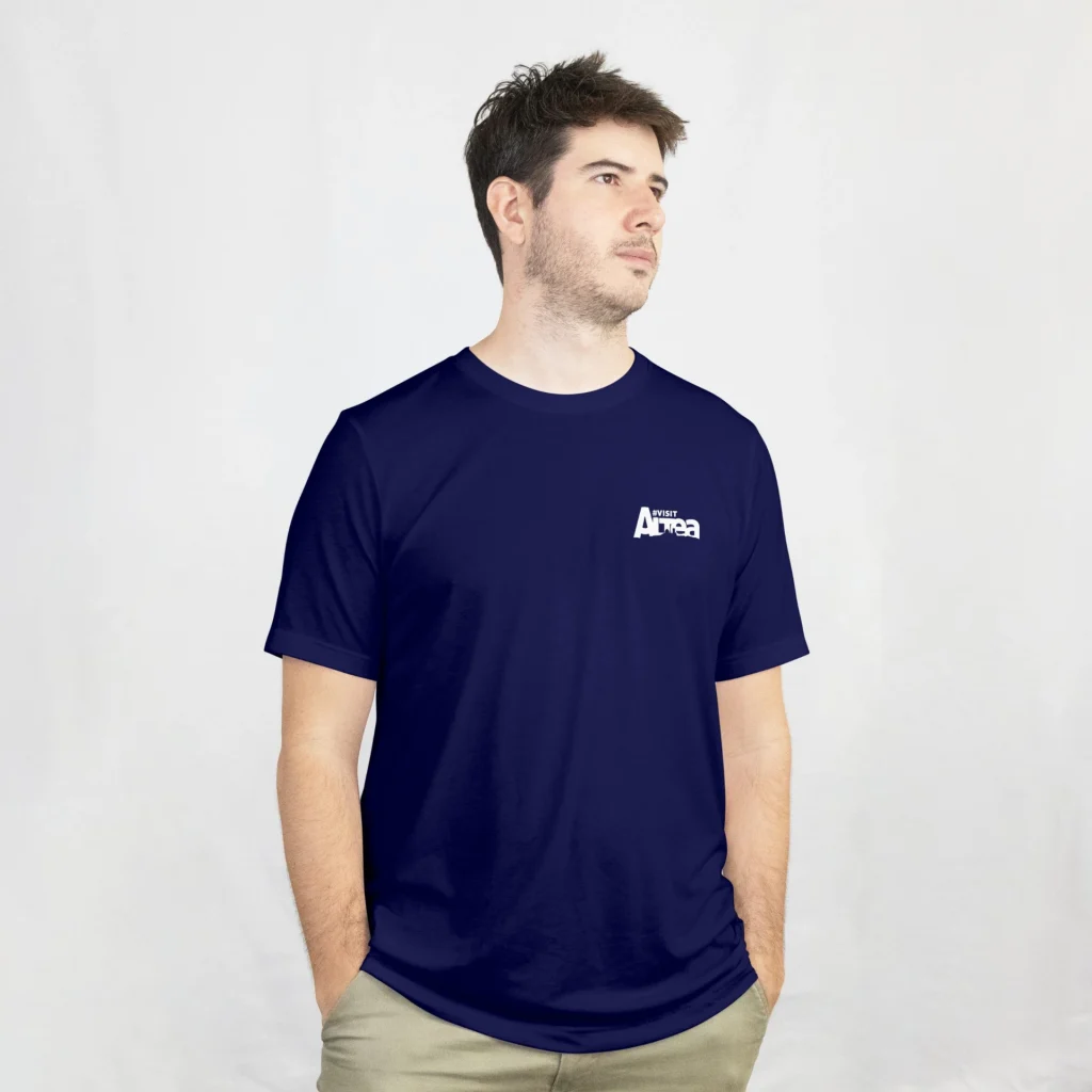Camiseta azul marino personalizada para instituciones Ayuntamiento de Altea