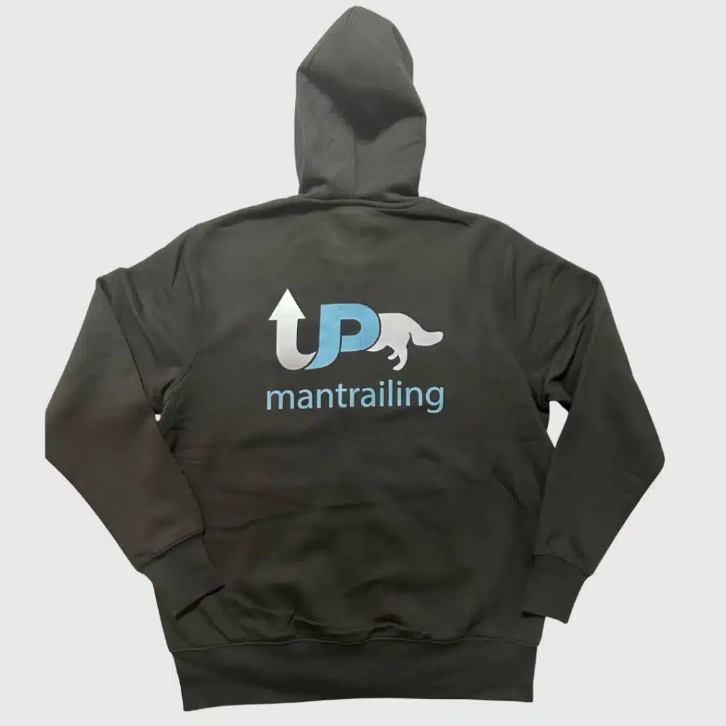 Sudadera con capucha personalizada Up Mantrailing